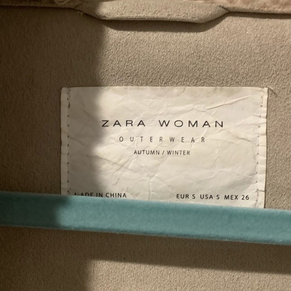 Zara faux shearling coat - Picture 3 of 7